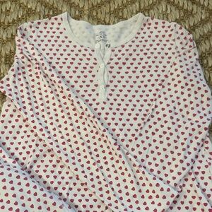Roller Rabbit Pink Heart Pajamas XS